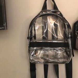 Clear mini back pack